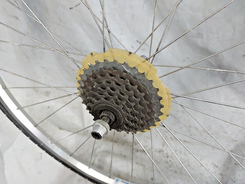 Shimano Exage FH-HG50 26" Bike Wheel Set Freehub 135/100 Retro Fast USA Shipping - Picture 4 of 22