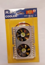 KEEP THAT HDD COOL!! BEST COOLER CF-602 DUAL FAN 5.25 IDE HDD COOLER.NEW OLD STK