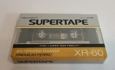 vintage SEALED Realistic SUPERTAPE XR-60 Radio Shack blank tape cassette