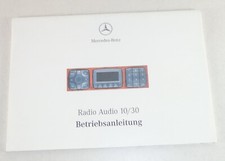 Betriebsanleitung Mercedes Benz Radio Audio 10 / 30 in S-Klasse W220 & SL R129