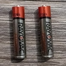 2 pack Rayovac Fusion size AAA batteries