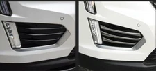 ABS Chrome Front Side Fog Light Lamp Trim Cover For Cadillac XT5 2016-2021