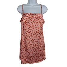Urban Outfitters UO Pink Sleeveless Dragon Butterfly Mini Slip Dress Size XL