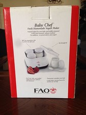 FAO SCHWARTZ "BABY CHEF FRESH HOMEMADE YOGURT MAKER - READ DESCRIPTION