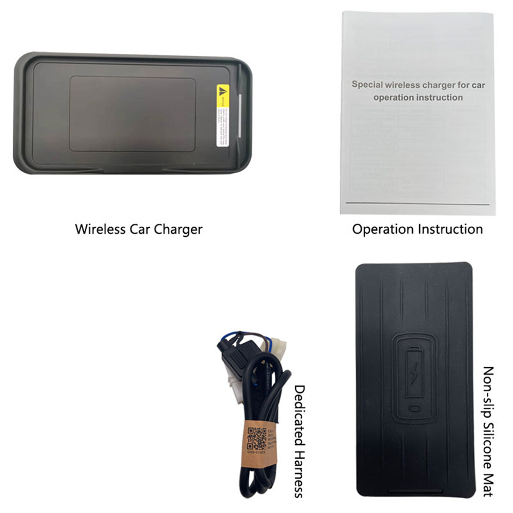 Center Console Phone Wireless Fast Charging Pad for Porsche Macan