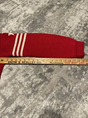 Vintage 40s/50s Lowe and Campbell Wool School Sweater Letter