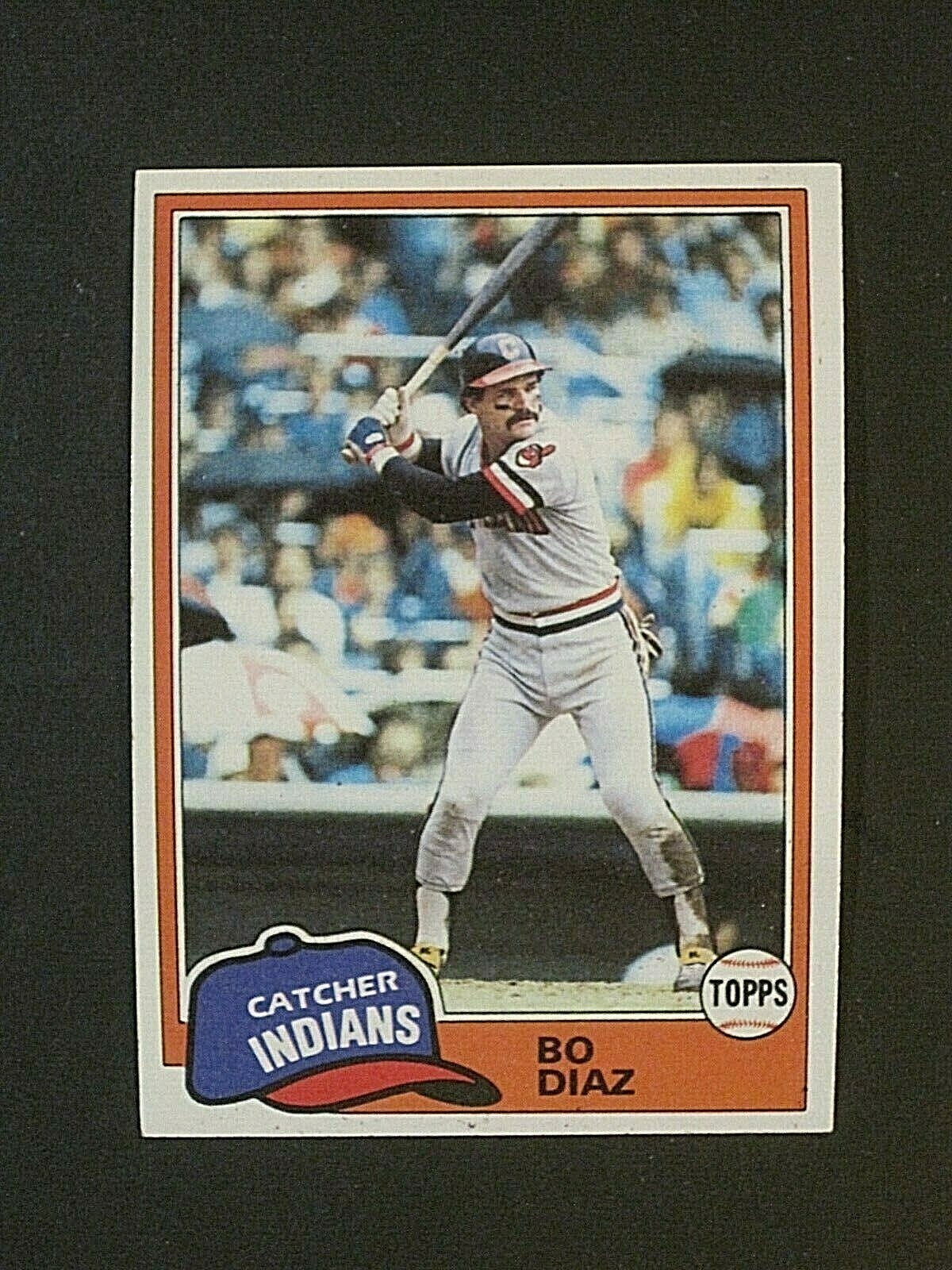 1981 TOPPS BO DIAZ CLEVELAND INDIANS CARD #362!!!!!!!!!