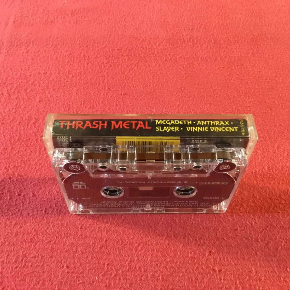 Thrash Metal. *1988 Cassette Megadeath, Slayer Death Angel Savatage Lizzy Borden - Image 3 of 3