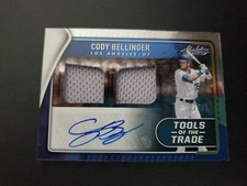 CODY BELLINGER 2022 Absolute Tools of the Trade 2 Swatch 22/99 AUTOGRAPH GU