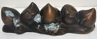 New ListingChinese Ming Dynasty Bronze Peaches Bats Sculpture Reign Mark Stamp