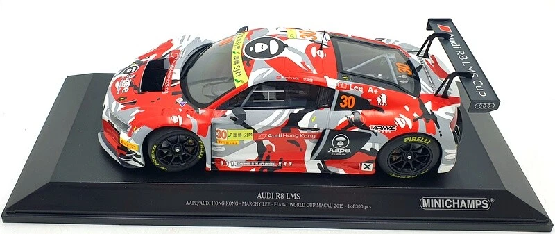 Minichamps 1/18 Scale Diecast 155 151130 - Audi R8 LMS AAPE GT Macau 2015 - Image 3 of 4