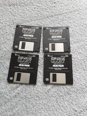PC Spiel Fields of Glory Micro Prose 1993 Disk A,B,D,E