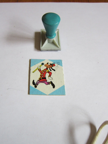 Vintage Disney Stempel Stamper Goofy Band Leader Sammlerstück Basteln - Bild 4 von 6