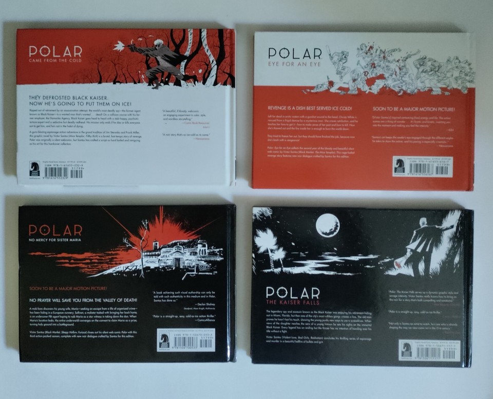 Victor Santos Polar Dark Horse Comics Books Volume 14 Sin City Netflix