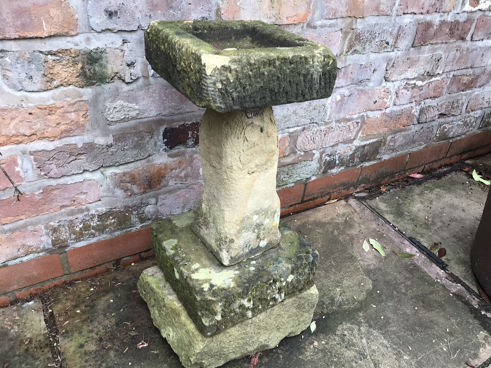 stone bird bath eBay