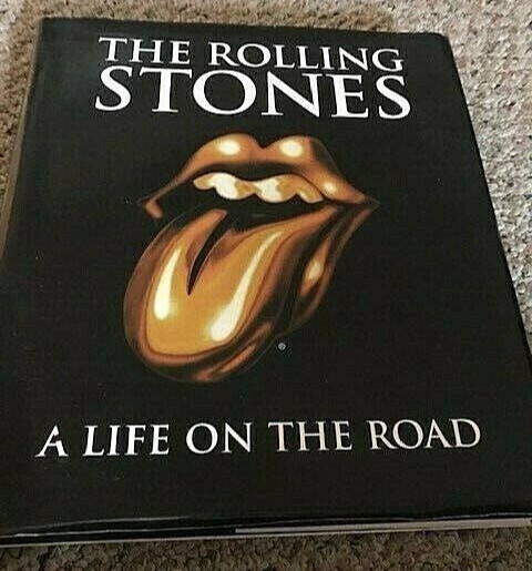  ROLLING STONES "A LIFE ON THE ROAD" HARDCOVER: PICs, INTERVIEWS, MORE! MINT!