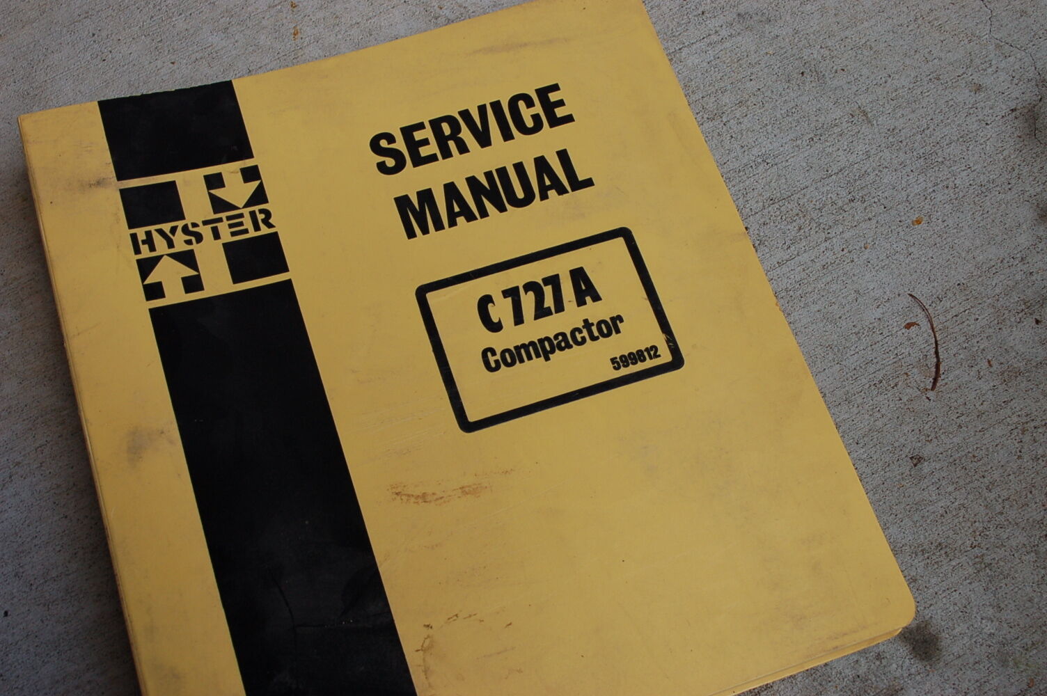 Details zu  HYSTER C727A Compactor Service Manuell 1981 Reparatur Überholung Geschäft Owner Wertvolle Aktie