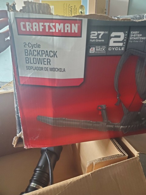 craftsman 27cc backpack blower