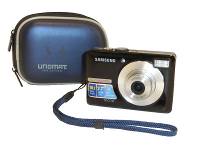 SAMSUNG S1070 Digital Camera Schwarz 10.2MP 2.7 LCD Zoom