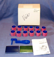 Lot 15 Crafting Stamp Roller Wheel Tool Set Flowers Vines Shapes Carousel Paws