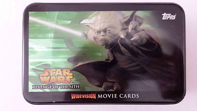 Star Wars Topps Trading Cards Lot; Yoda Tin & One Box  
