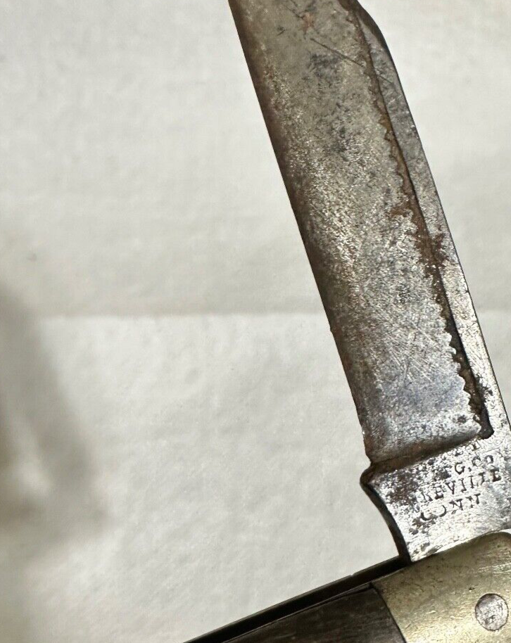 RARE ANTIQUE 1800'S ERA HOLLEY MFG CO LAKEVILLE CT POCKET KNIFE in10