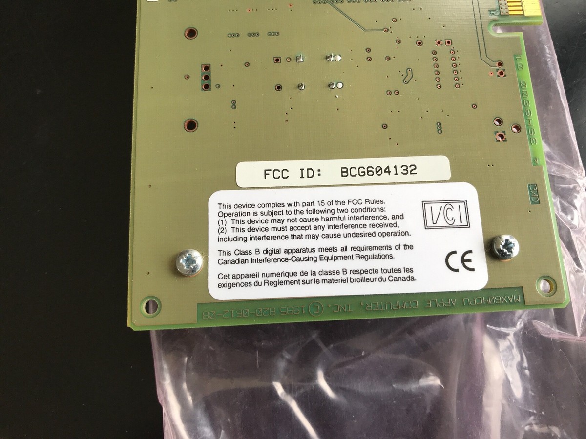 SCARCE - Apple Mac PowerPC MAX604e 820-0612-08 Processor CPU Card