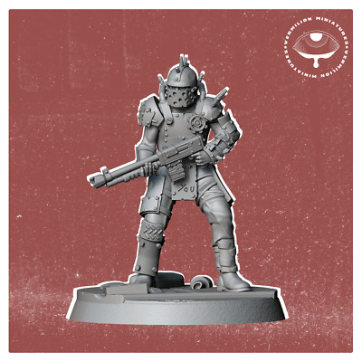 Raider 1 | Rust Reavers | Vermillion | D&D Wargaming 3D Printed Mini
