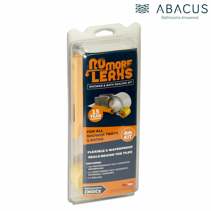 No Leak Shower Tray Sealing Kit Self Adhesive Flexible Strip Tape No Leak Shower Tray Sealing Kit Self Adhesive Flexible Strip Tape