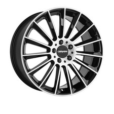 2x Carmani 17 Fritz 8,0x18 ET35 black polish Alufelge