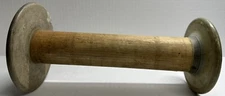 Wood Industrial Spool Spindle Bobbin Vintage