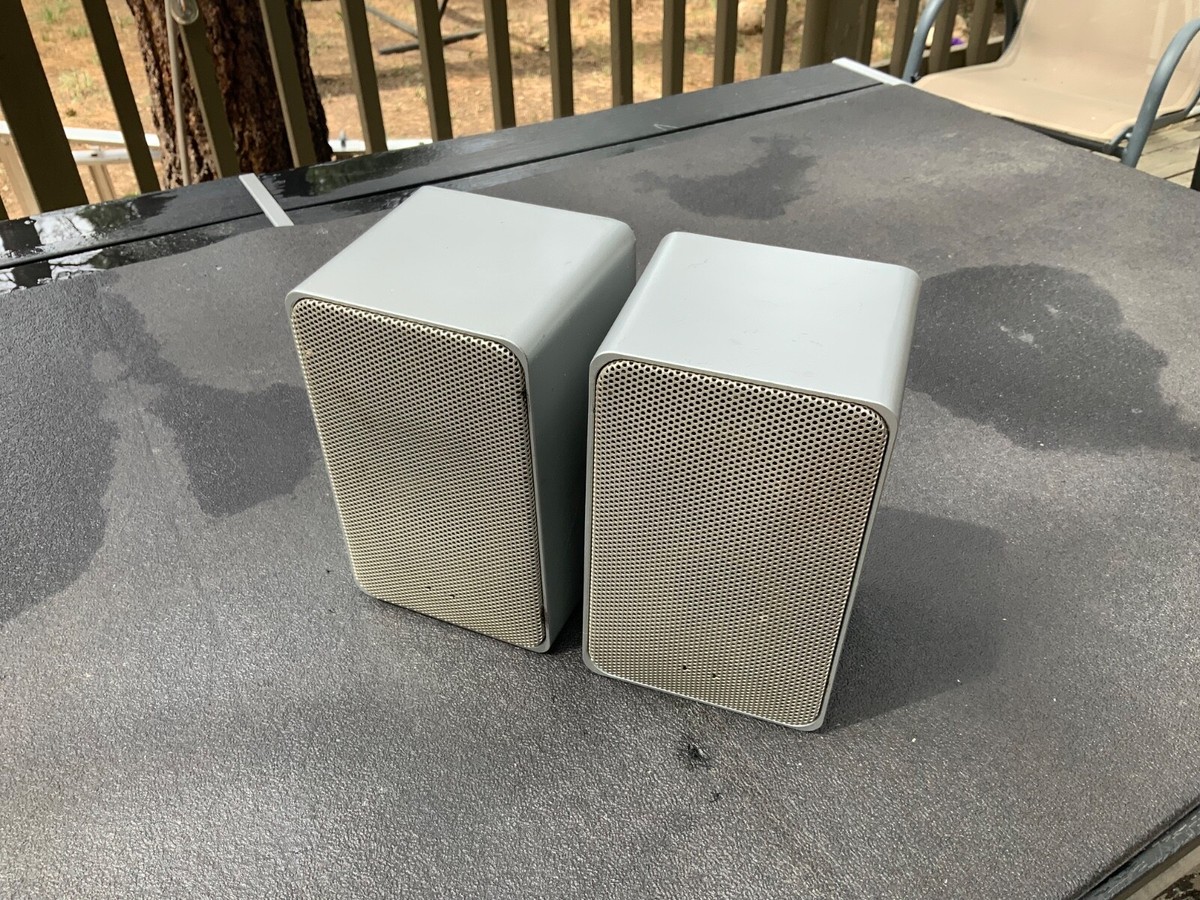 Realistic Minimus 7 Speakers Silver 40-2034 | eBay