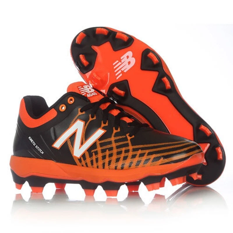 Orange baseball shop cleats molded