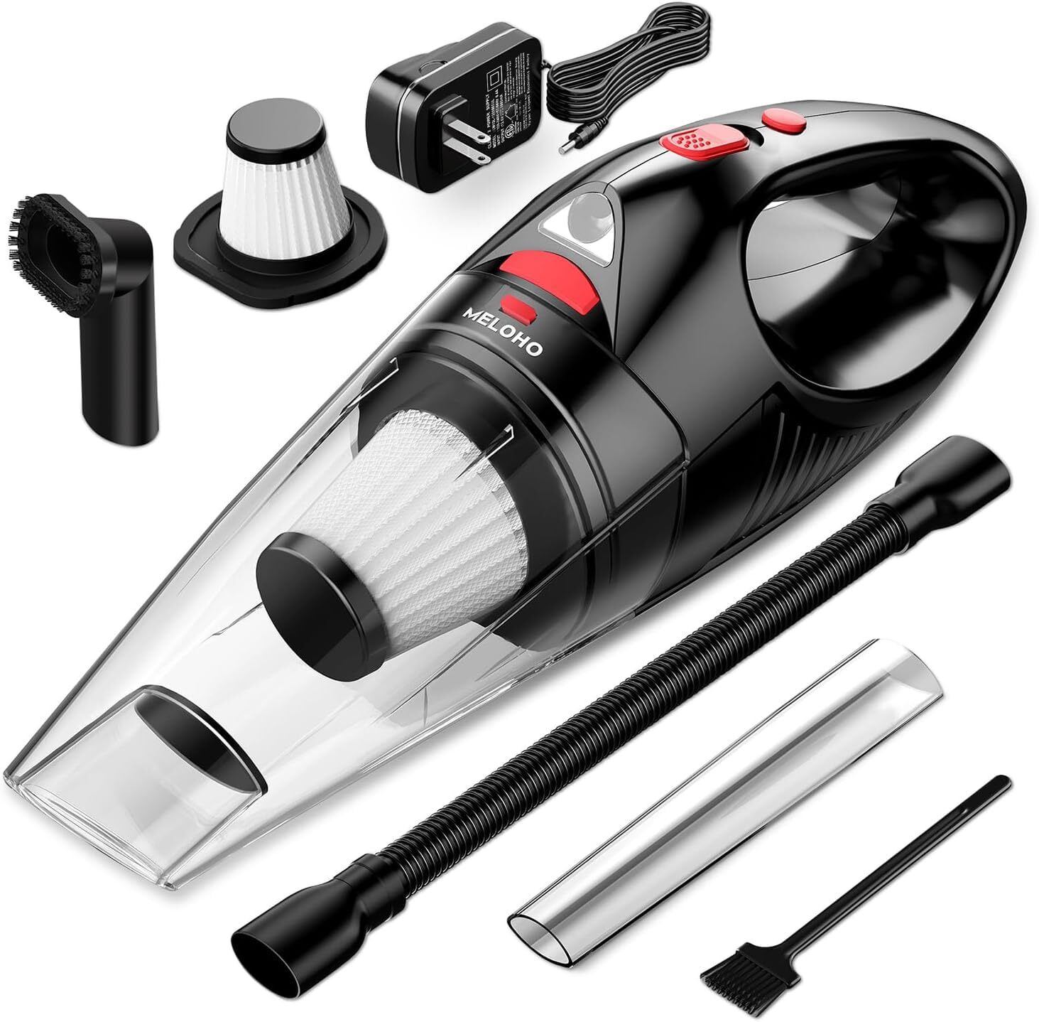 Handheld Vacuum Cordless, Portable Rechargeable Car Vacuum Cleaner High Power...-image