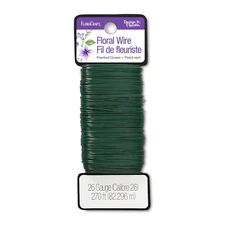 26 Gauge Floral Wire 270 Feet Green