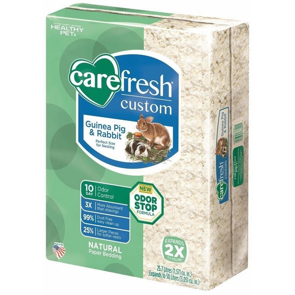 CareFRESH Custom Rabbit/guinea Pig Pet Bedding 50 L White ...
