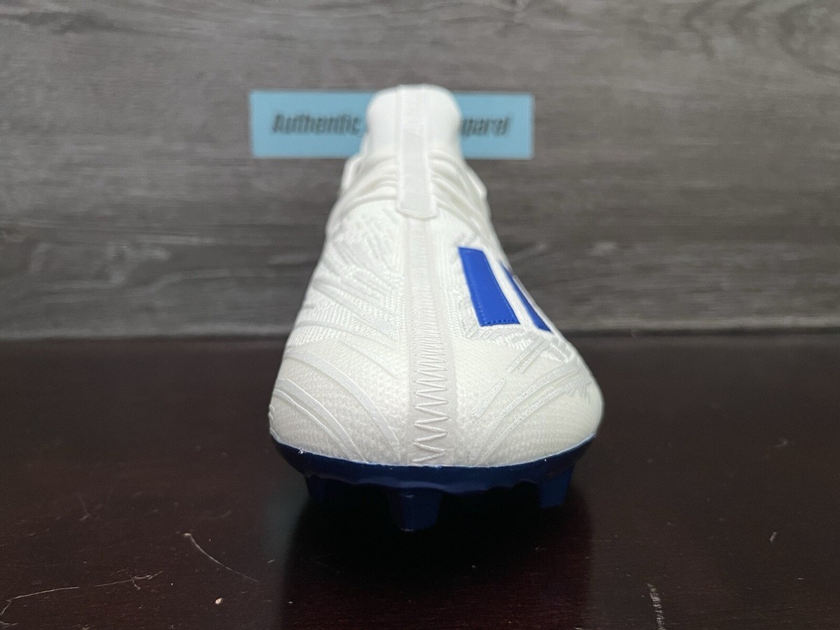 NEW Adidas Adizero Primeknit Football Cleats GV9621 Size 12.5 White Blue Adidas ADIZERO Mens 12.5 PRIMEKNIT Football Cleats White  main image 2