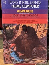 TI99/4A and Manual ALPINER 1982 vintage Texas Instruments game VTG