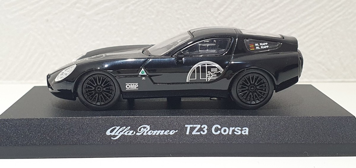 1/64 Kyosho Alfa Romeo TZ3 CORSA BLACK/SILVER diecast car model | eBay