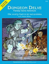 DUNGEON DELVE #3: The Misty Halls of Kalávorka (AD&D/D&D/OSR module)