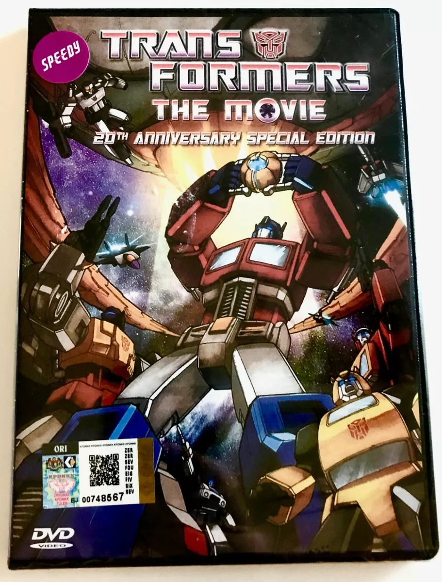 The Transformers: The Movie (20th Anniversary Edition, 1986) ~ All Region ~  DVD