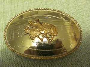 german silver belt buckle