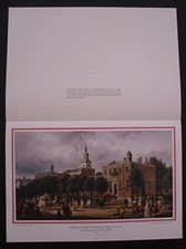 Gerald R Ford 1976 White House Official Christmas Gift Print Card