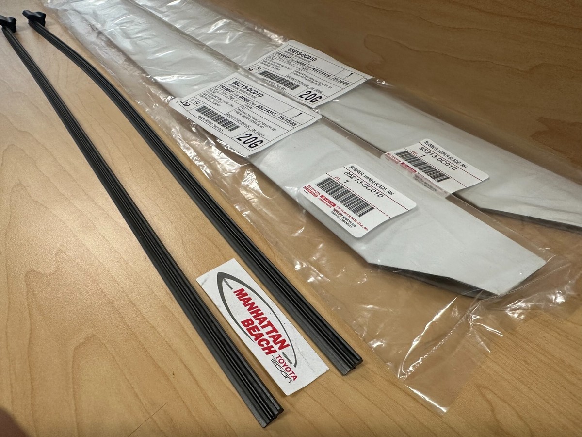 22-25 TUNDRA WIPER BLADE INSERTS SET LEFT & RIGHT GENUINE TOYOTA