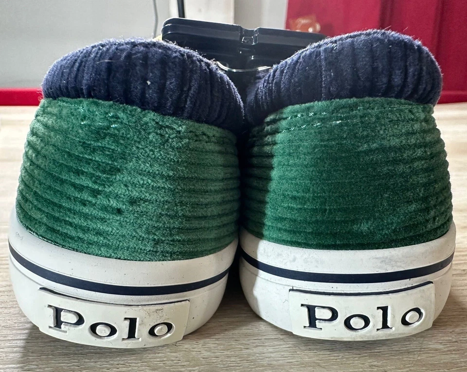 Polo Ralph Lauren Baby Shoes Multicolor 2 Corduroy Colorblock Sneakers - Image 4 of 4