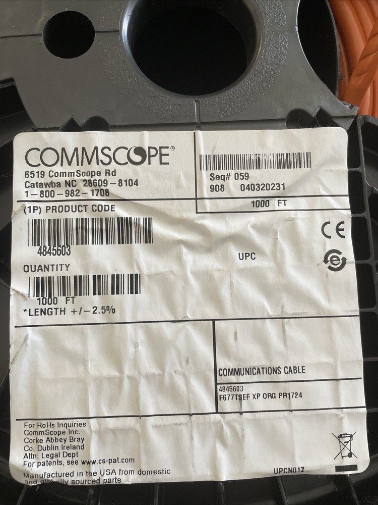 1000ft RG6 Coaxial Cable for High-Speed Digital and HD Signals