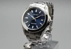 VINTAGE *Near MINT* Grand Seiko 8J56-8020 SBGF019 Blue 38mm Quartz Men's Watch