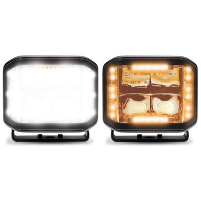 AdLuminis Blackline LED Warnleuchte + Fernscheinwerfer 20W 2100lm ECE R65 R112