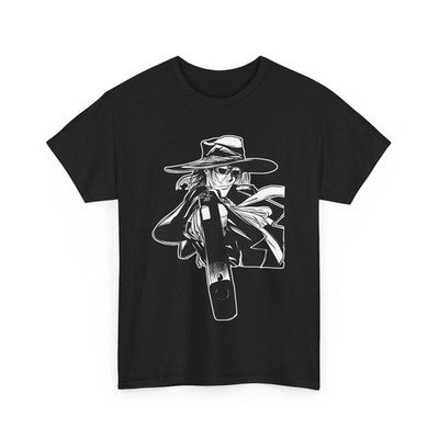 Anime Hellsing Alucard Black T Shirt 