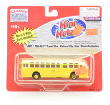 LOT - HO Scale - Classic Metal Works - GMC TDH-3610 Transit Bus - National City